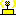 Icon: Buoy, yellow (yellow X & light)