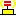 Icon: Buoy, yellow (red-white-red top & light)